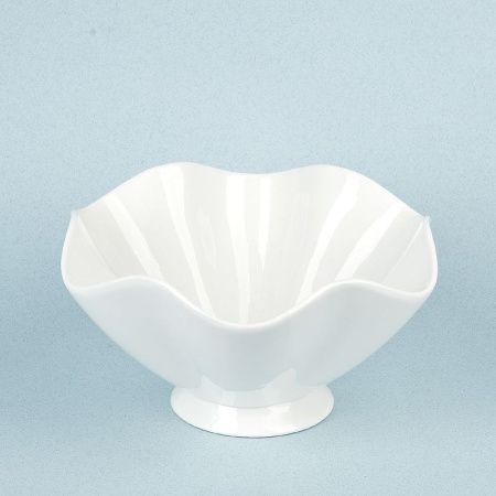 Салатник 16*16*9,5см фарфор МАРШМЕЛЛОУ на ножке (6/24)