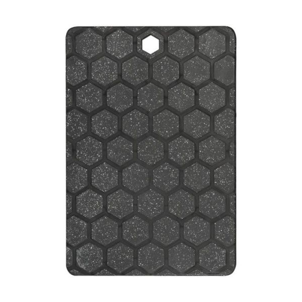 Доска разделочная 36,8*25,3*0,8см пластик SHAM антибактериальная поверхность (8/16)