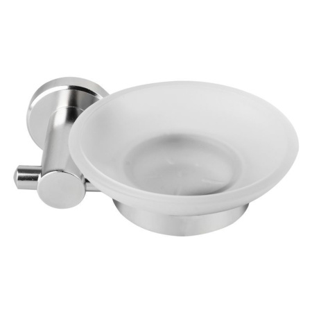 Мыльница d11см 7см матовый металл 9208/JC-10630 (80)