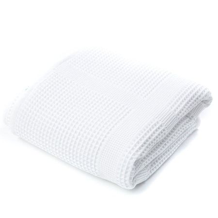 Полотенце вафельное 35*75см 024 белый 300гр