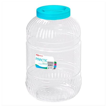 Банка ПЭТ 10л Practic круглая с ручкой (5)