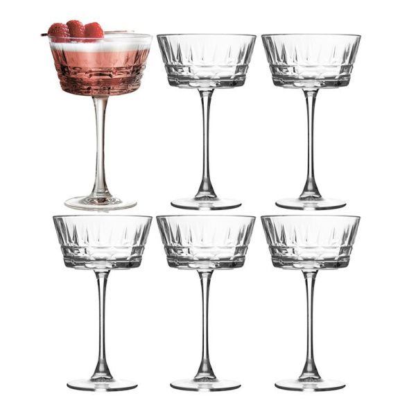 Бокалы для коктейля набор 6шт 200мл стекло ЧИКАГО (2)