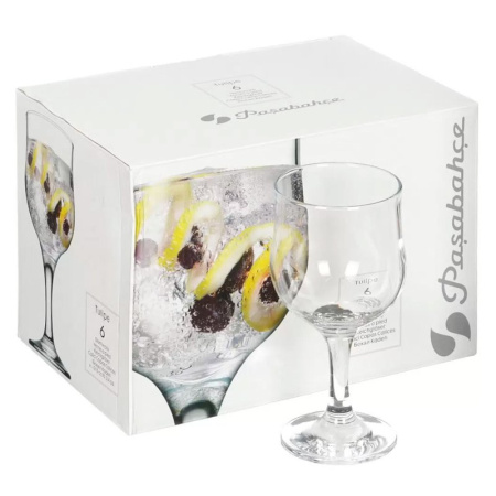 Бокалы для воды набор 6шт 315мл стекло ТЮЛИП (8)