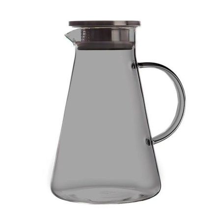 Кувшин 1200мл стекло с мет.крышкой (12)