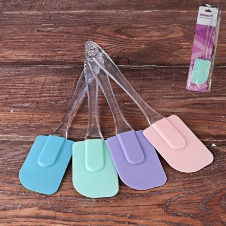 Лопатка кулинарная 24см силикон пласт.ручка 112-78 (90/360)