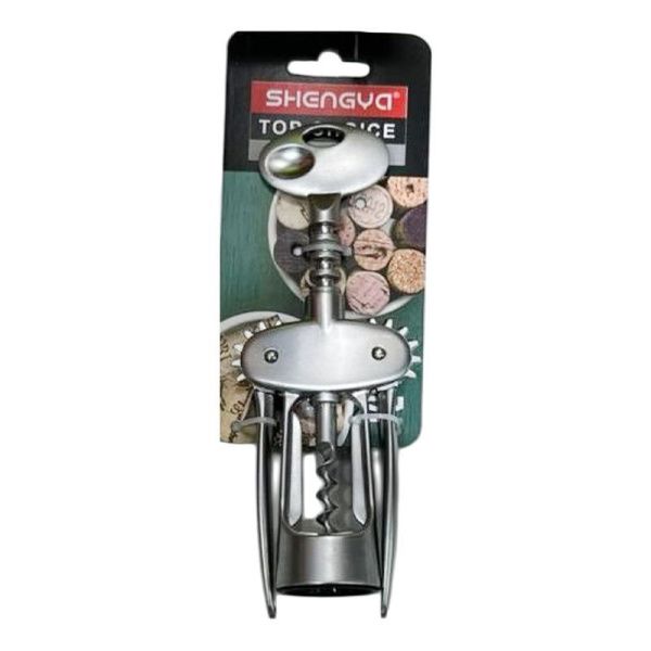 Штопор 19см металл Е2763А/JC-17393 (72)