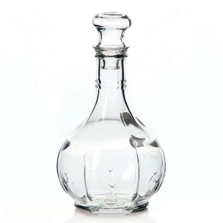 Графин 500мл стекло КАРАТ со стеклянной пробкой (6)