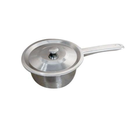 Ковш 410мл h5см нерж.сталь с мет.ручкой d13см (120)