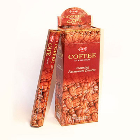 Благовония шестигранник 20 палочек HEM Coffee Кофе (6)