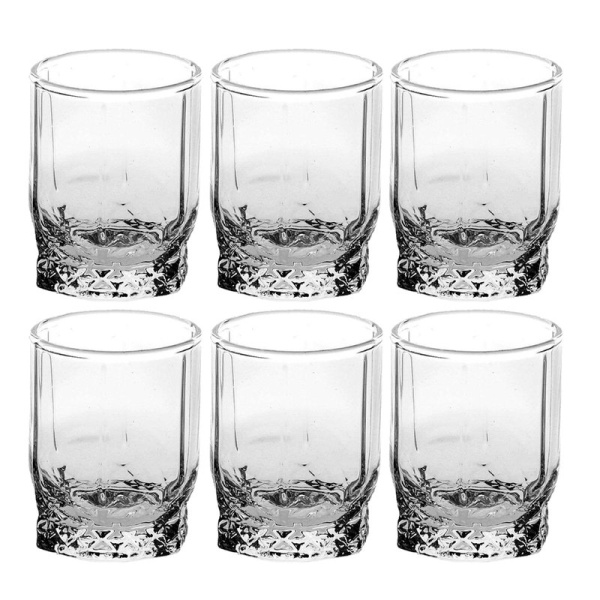 Стопки набор 6шт 65мл стекло ВАЛЬС 4229402 Б (12)