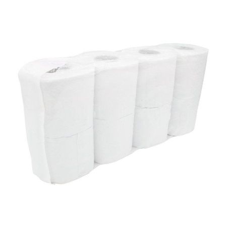 Бумага туалетная МЯГКОФФ 8шт 20м 2-х слойная белая (6)