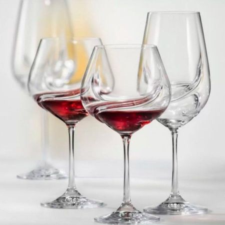 Бокалы для вина набор 2шт 570мл стекло ТУРБУЛЕНЦИЯ