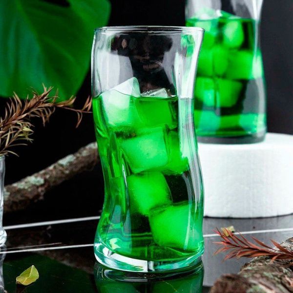 Стаканы набор 4шт 400мл стекло АМОРФ высокие (6)