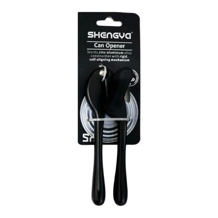 Нож консервный 17см металл черный E5117/JC-17406 (72)