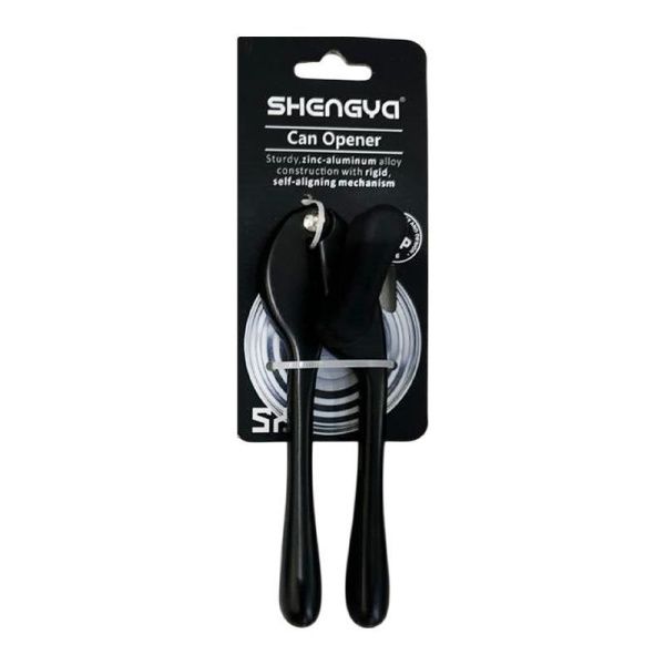 Нож консервный 17см металл черный E5117/JC-17406 (72)