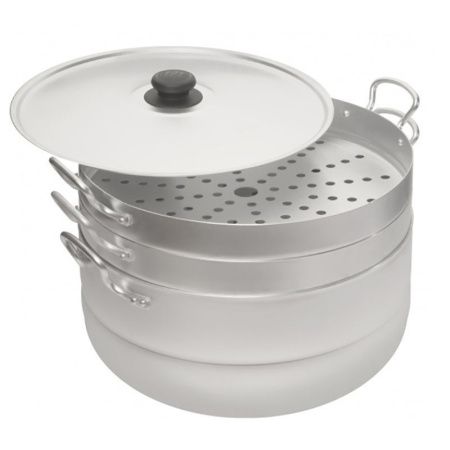 Мантоварка 3 уровневая 13л алюминий КЛАССИКА 18133 (1)