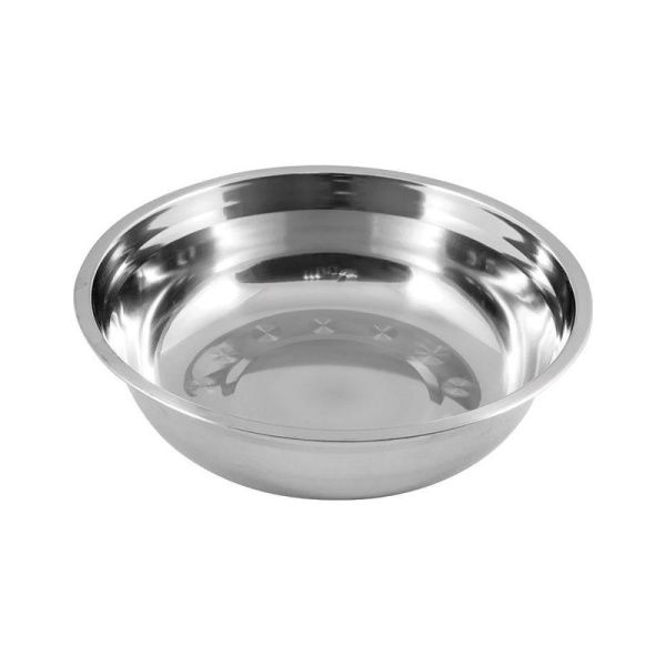 Миска 2,3л 25см нерж.сталь с расширенными краями, зеркальная полировка Bowl-25 (100)
