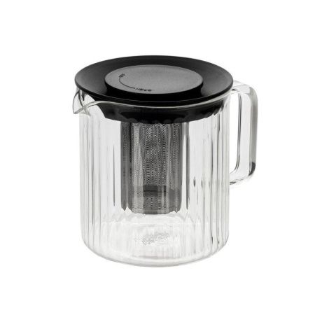 Чайник заварочный 1000мл стекло АЙН с мет.ситом (12)