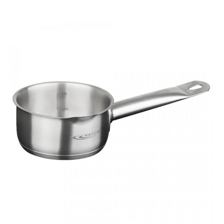 Ковш 1л нерж.сталь ОБЩЕПИТ без крышки d14см с ручкой капс.дно ТРС КТ-ОБ-КВ-14 (6)