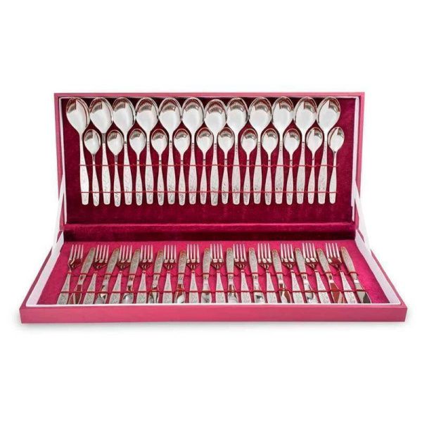 Набор столовых приборов 48пр нерж.сталь 18/0 УРАЛОЧКА с ЭИП б/н д/к н39 М13 (5)