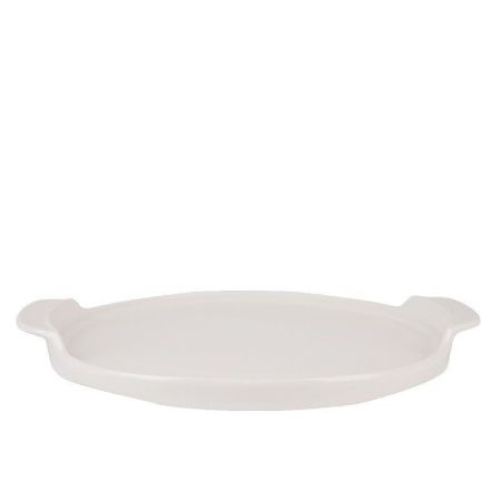 Блюдо 24,5*22*17см фарфор Naturel с крышкой подар.уп. (4)