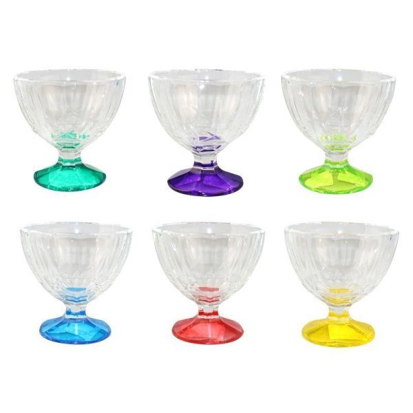 Креманка 300мл 10см стекло ЗВЕЗДА 03с1057 ЛАК МИКС NEW (12)