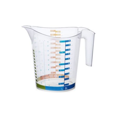 Мерная кружка 2л пластик ДОМИНО прозрачная (36)