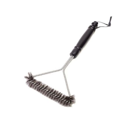 Щетка для чистки гриля и барбекю 30,5*17см стальная проволока/пластик арт.0732(40)