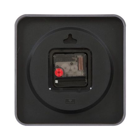 Часы настенные 19*19см пластик РУБИН Классика серые (10)