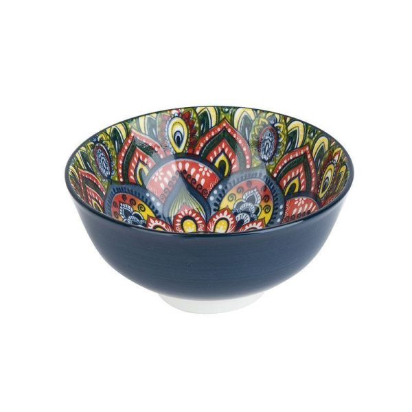 Салатник 12см 300мл фарфор ARABESQUE синий (72)