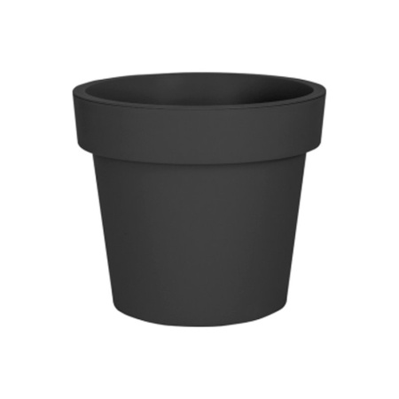 Кашпо 95л 52*59см пластик ЛОФТ антрацит (4)