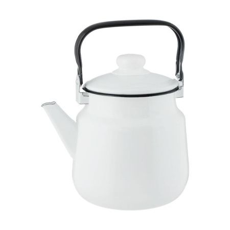 Чайник 1,5л эмаль белый 01-2708 (8)