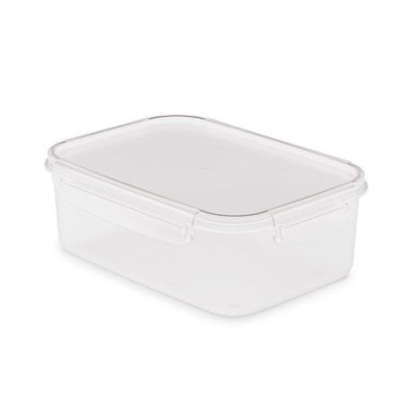 Контейнер пищевой 1л 195*140*65мм пластик СВЧ Прайм прямоугольный с защелками (15)