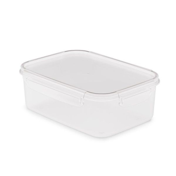 Контейнер пищевой 1л 195*140*65мм пластик СВЧ Прайм прямоугольный с защелками (15)