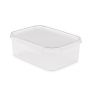 Контейнер пищевой 1л 195*140*65мм пластик СВЧ Прайм прямоугольный с защелками (15)
