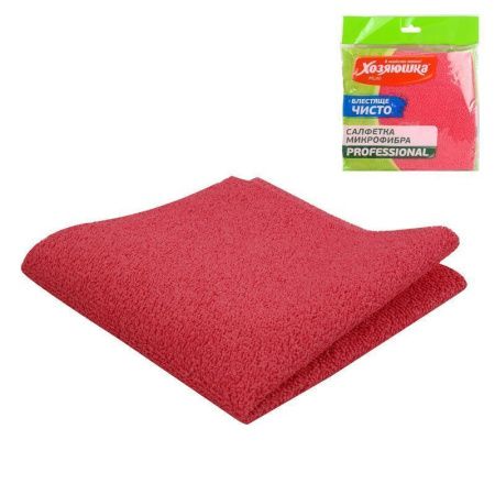 Салфетка 30*30см микрофибра PROFESSIONAL ХОЗЯЮШКА Мила (45)