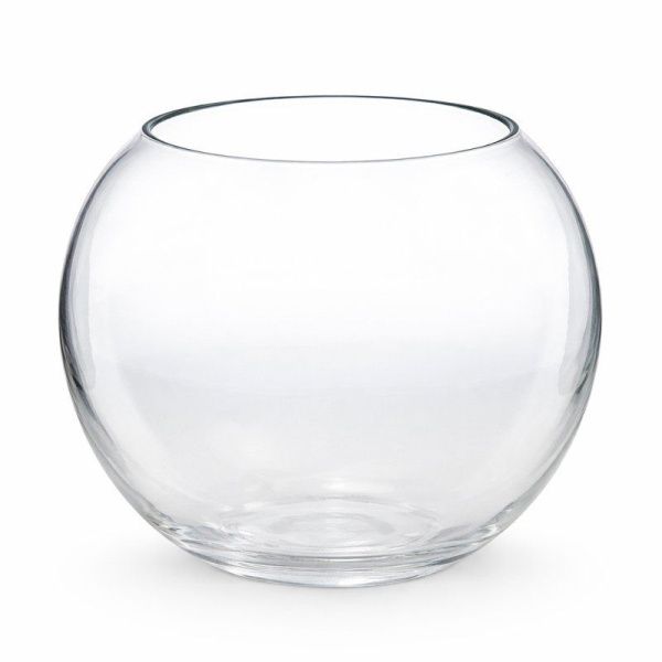 Ваза для цветов 10см 1л стекло ШАР 2066 (18)