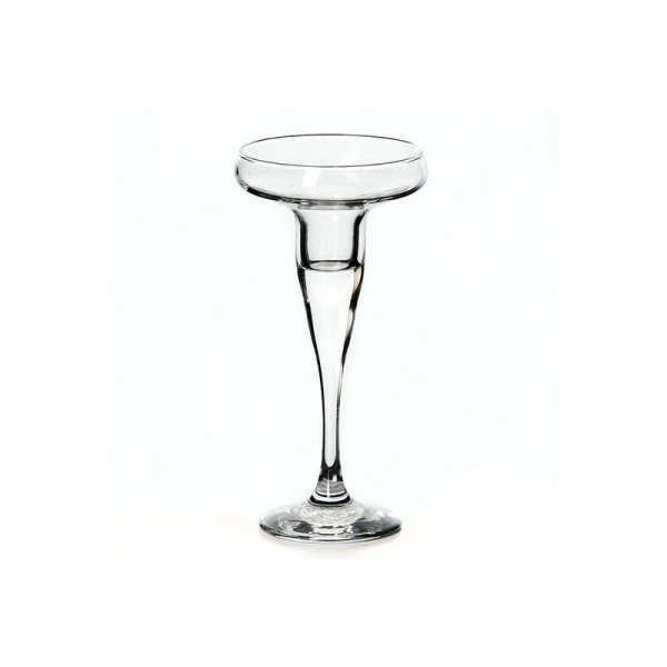 Подсвечник 17см стекло БЕЙСИК (12)