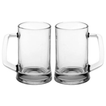 Кружки пивные набор 2шт 300мл стекло ПАБ 55299В (6)