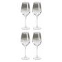 Бокалы для вина набор 4шт 350мл стекло СЕРЕБРЯНАЯ ДЫМКА (6)
