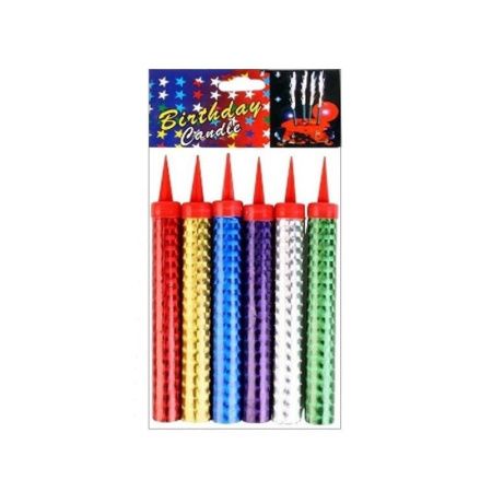 Набор свечей для торта Фонтан 6шт 30см (200)