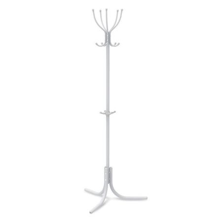 Вешалка напольная 5 крючков 700*700*1800мм металл КОМФОРТ серая матовая ВК5 (1)