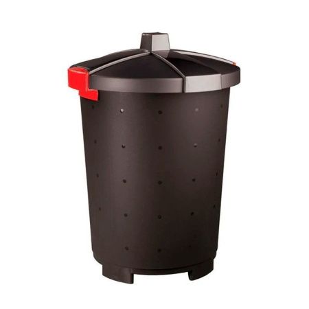 Бак 45л 42*57см пластик черный хозяйственный (5)