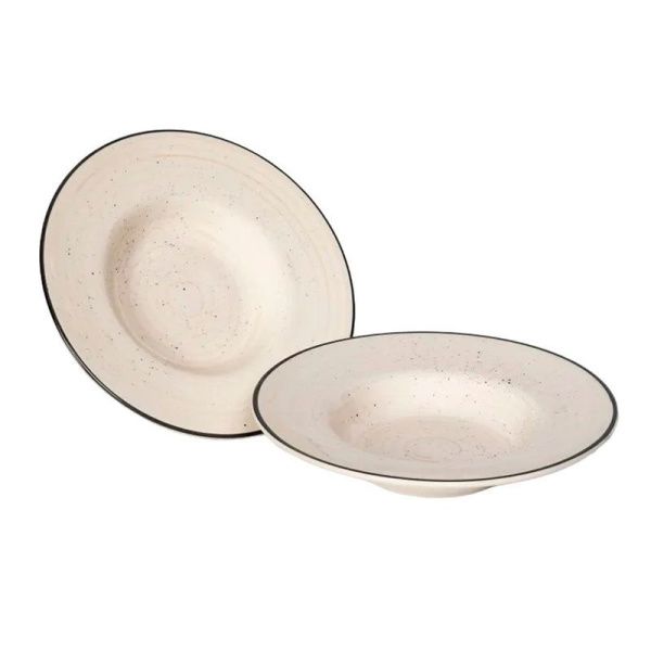 Тарелка глубокая 20см керамика ФЬЮЖЕН МИЕЛИ для пасты (6/24)