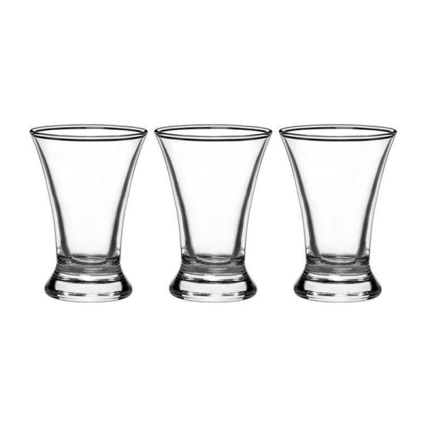 Стопки для ликера набор 3шт 49мл стекло ПАБ (12)