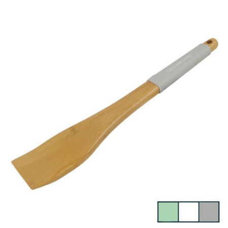 Лопатка кулинарная 30*6см бамбук 3 цвета JC-13619 (48)