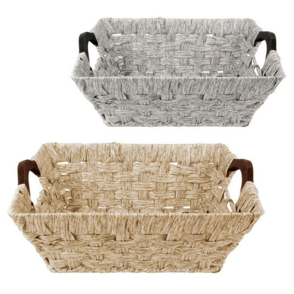 Корзина плетеная 36*28*14см пластик JC-12231 (60)