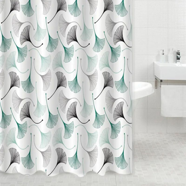 Штора для ванной 180*180см полиэстер (50)