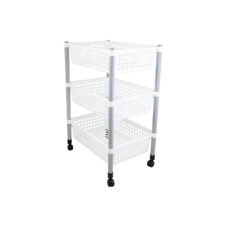 Этажерка прямая 3 секции 440*310*690мм пластик (2)