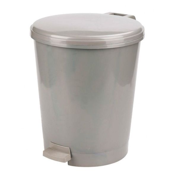 Контейнер для мусора 12л 265*340мм пластик Эконом с педалью (2)